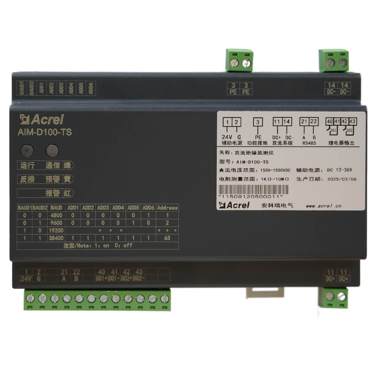 AIM D100 TS Energy Storage Insulation Monitor 1