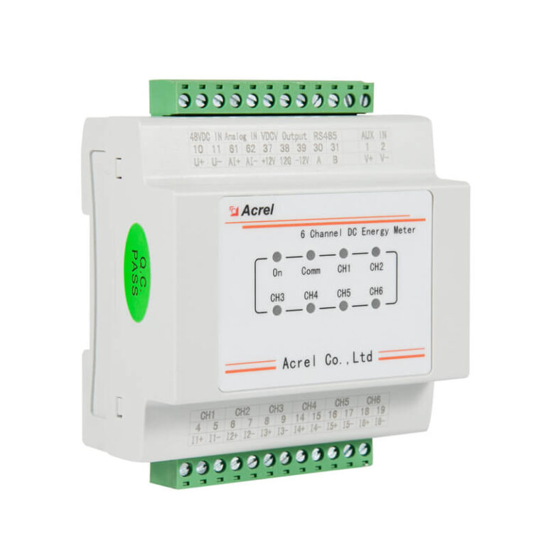 AMC16L DETT 6 Circuit DC Energy Meter WO LCD 2