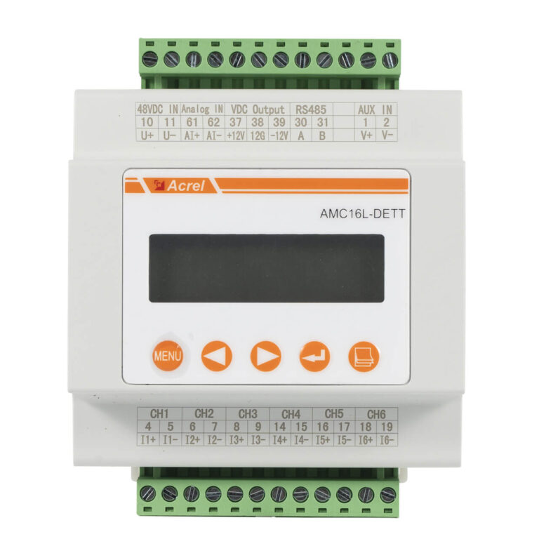 AMC16L DETT 6 Circuit DC Energy Meter with LCD 1