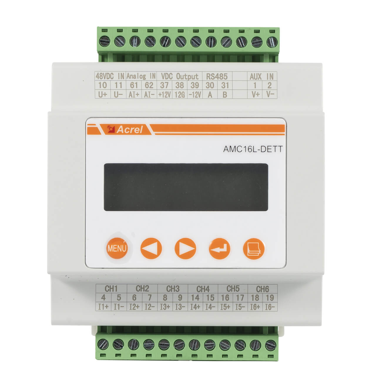 AMC16L DETT 6 Circuit DC Energy Meter with LCD 1