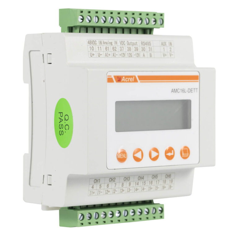AMC16L DETT 6 Circuit DC Energy Meter with LCD 2