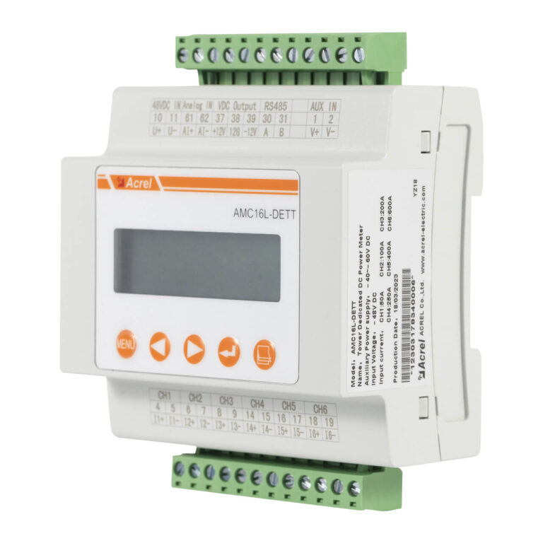 AMC16L DETT 6 Circuit DC Energy Meter with LCD 3