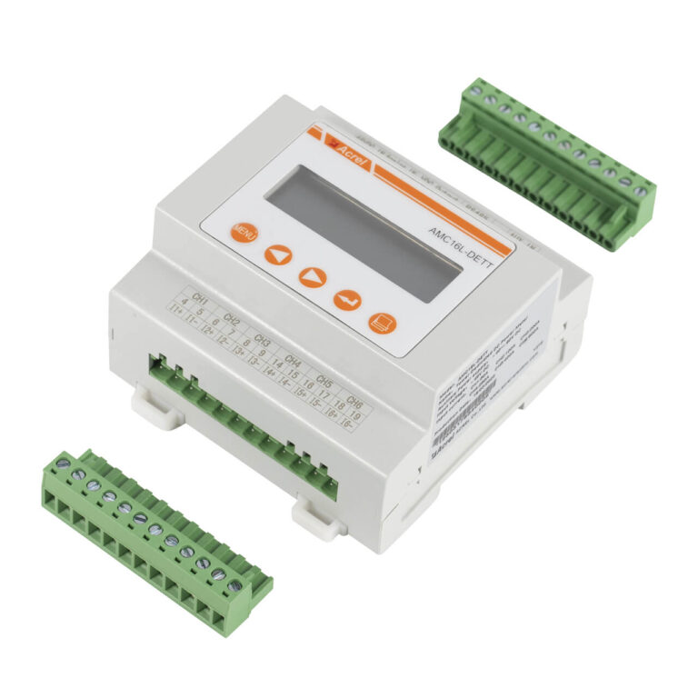 AMC16L DETT 6 Circuit DC Energy Meter with LCD 6