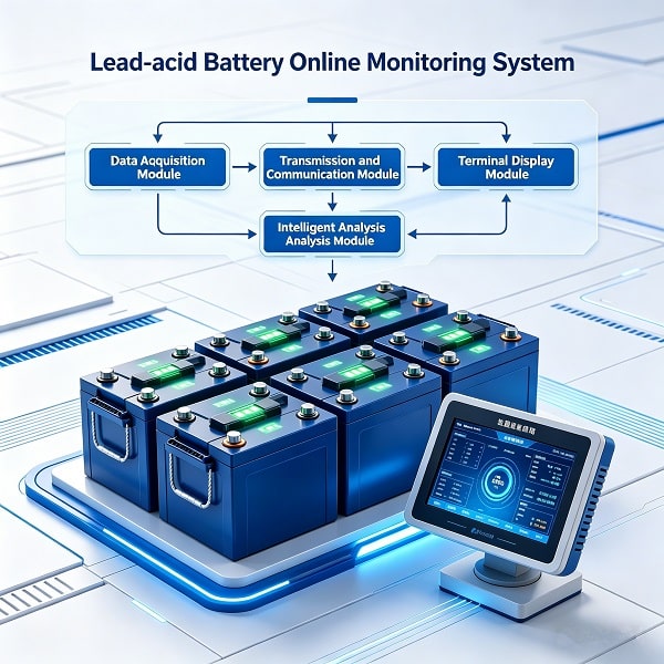 Lead Acid Battery Online Monitoring System